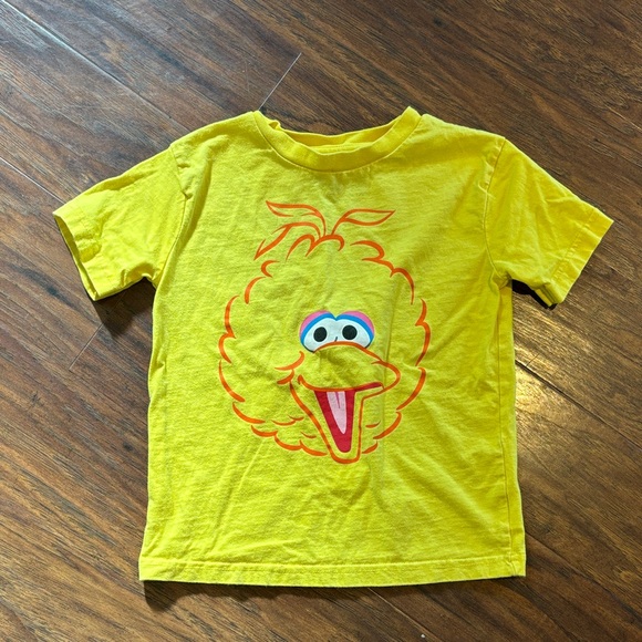 Sesame Street Other - Sesame Street Yellow T-Shirt with Big Bird Print